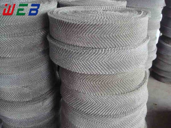 0-25mm Wire High Efficient Knitted Wire Mesh